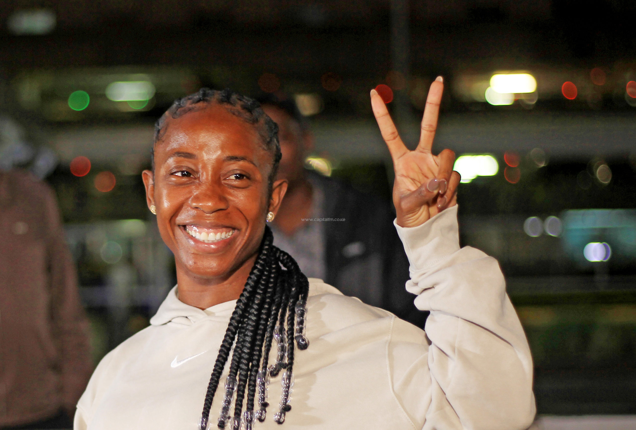 She is here! – Fraser-Pryce lands in Nairobi, talks her love for the Maasai and Ezekiel Kemboi