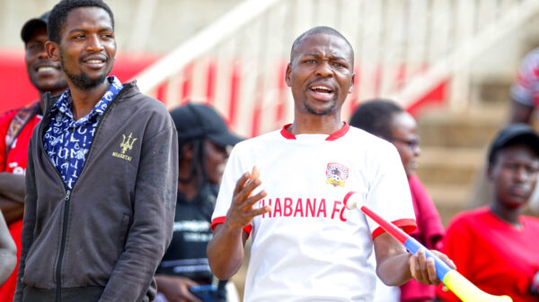 Shabana FC fans on the stands during a past match. PHOTO/Raymond Makhaya