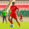 Harambee Starlets forward Marjolene Nekesa during a training session at the Nyayo national Stadium. PHOTO/FKF