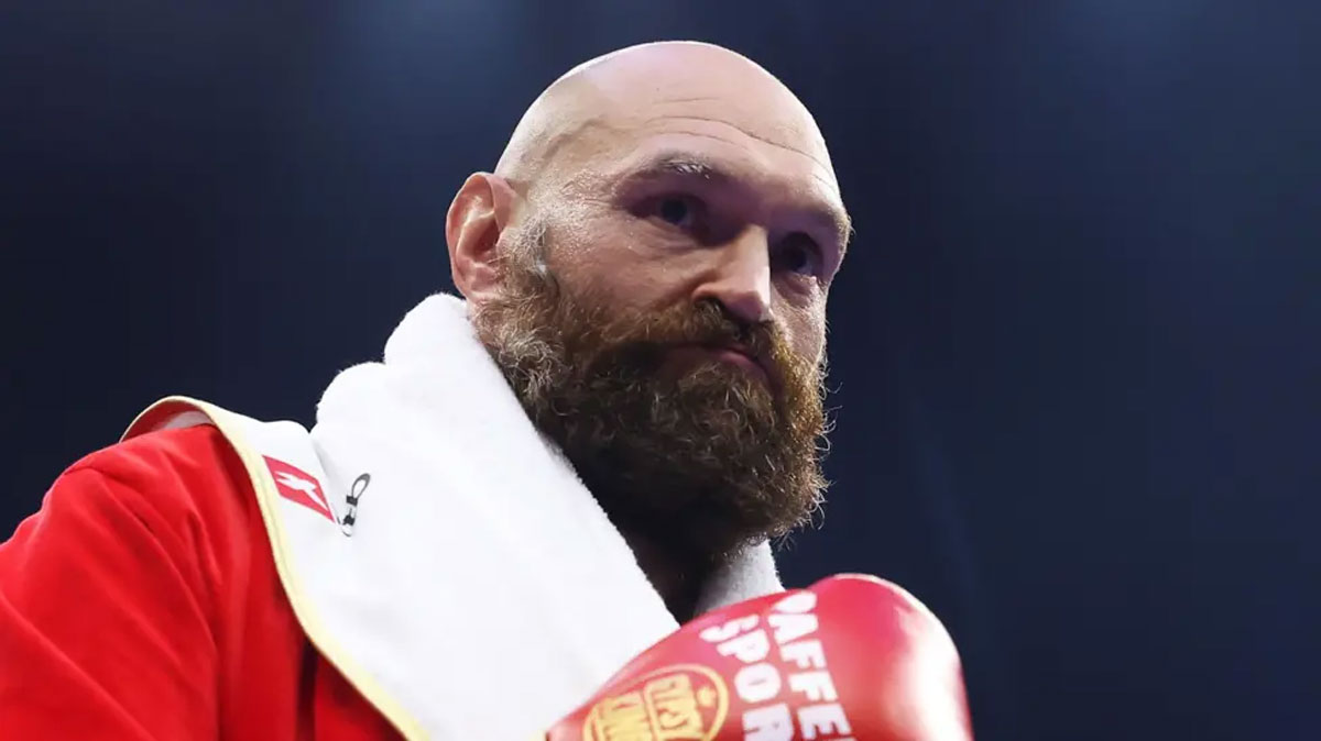 Fury hints Usyk trilogy bout will be at Wembley in April