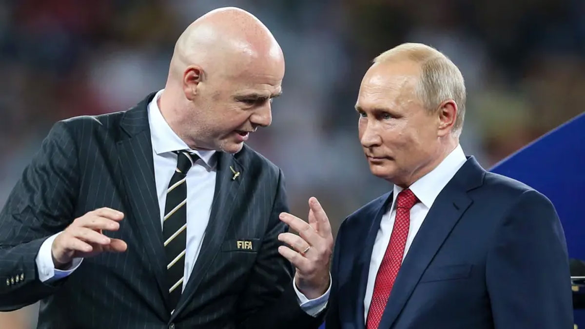 Infantino ‘Infantile’ For Wanting To Lift Russia Ban