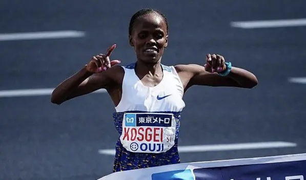 How Kenya’s Brigid Kosgei won Tokyo Marathon in record time