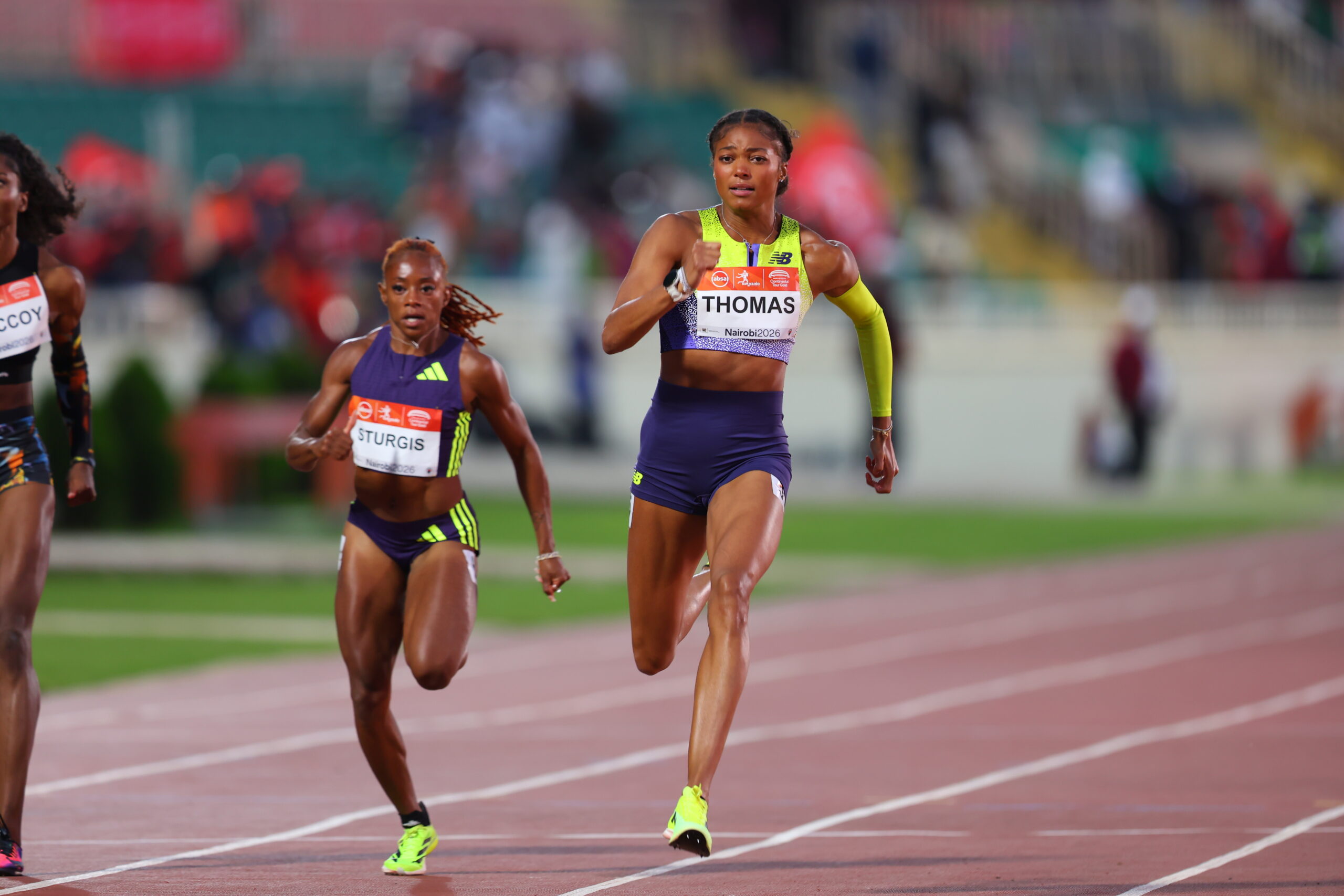 Triple Olympic Champion Gabby Thomas Dominates KipKeino Classic Continental Tour