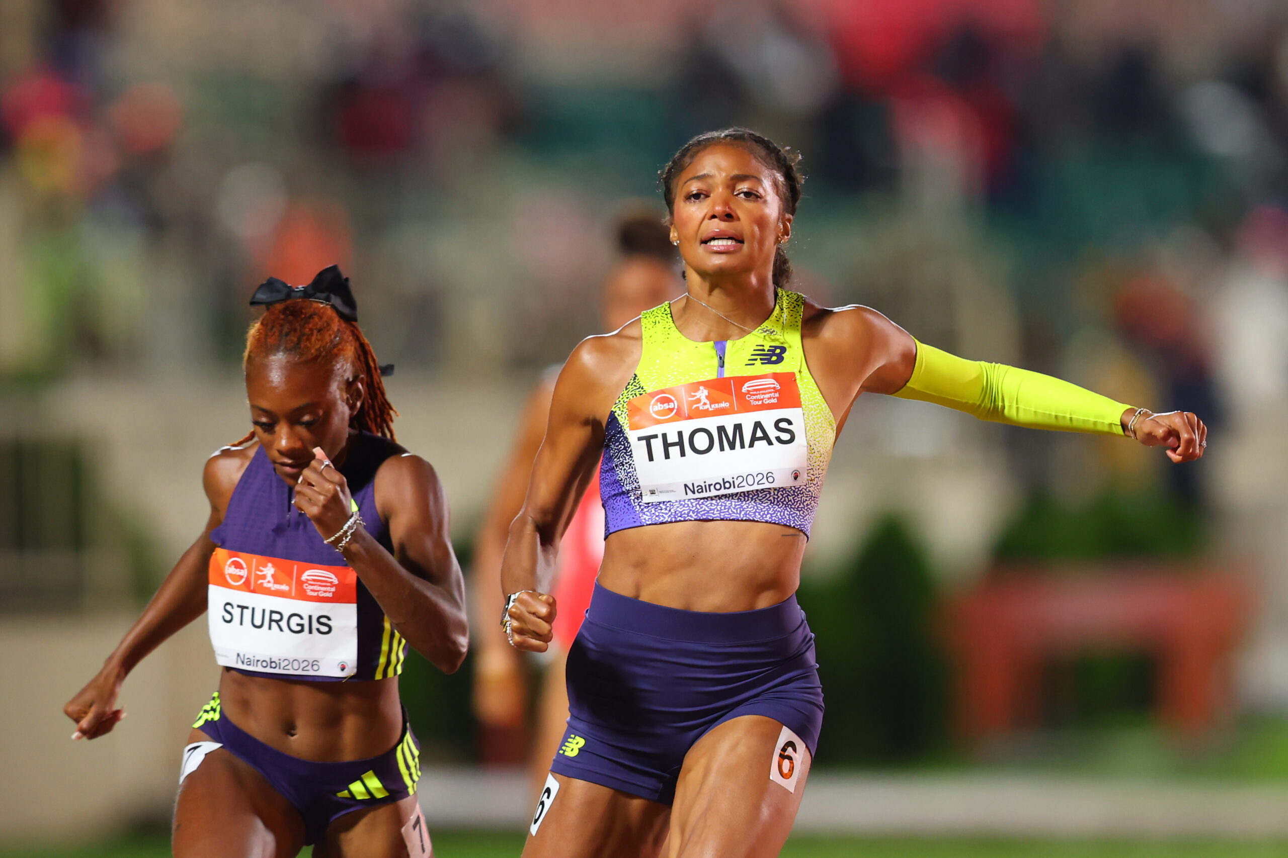 Triple Olympic Champion Gabby Thomas Dominates KipKeino ...