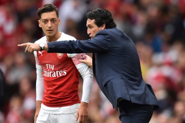 Image result for ozil and emery