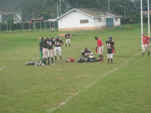 UoN team before game