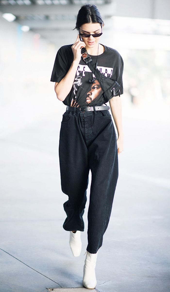kendall jenner baggy jeans