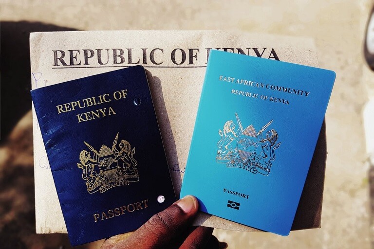Old and new passport The Sauce
