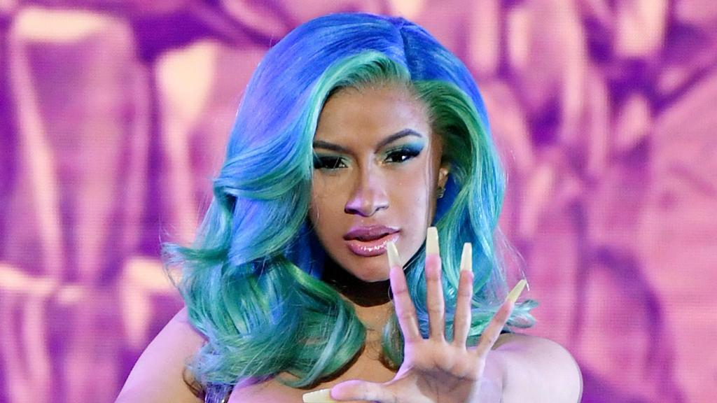 Cardi B's Blue Hair Bow Hairstyles: Inspiration for Your Next Look - wide 3