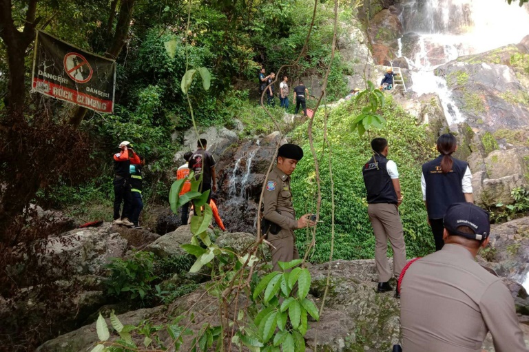 killer waterfall Thailand