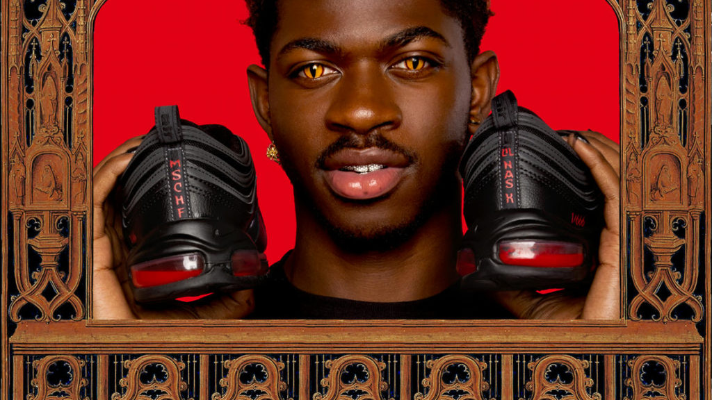lil nas x new satan sneakers